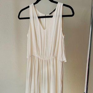 White full-length, Midi Cotton Sundress